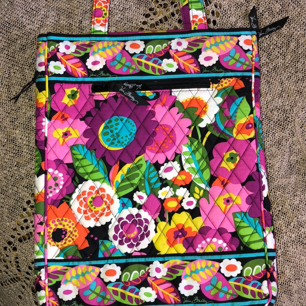 Vera Bradley Floral Tote - Pink, Purple, Green